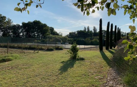 Terrain de tennis du domaine de l'Aulière